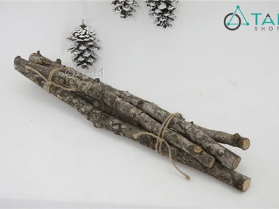 Bó 5 cành cây củi khô tự nhiên 40cm trang trí Vintage số 01 